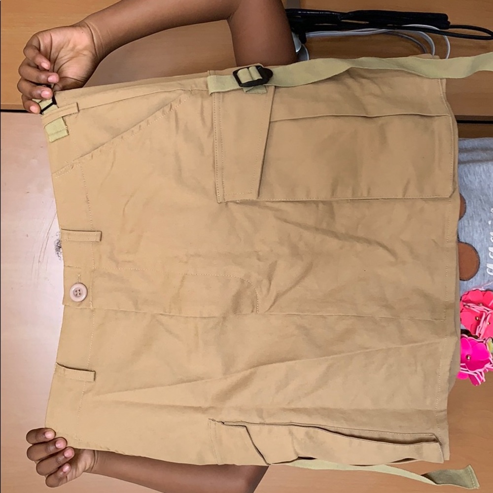 Khaki skirt